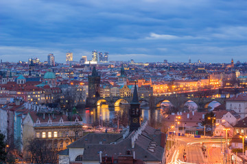 Prag at NIght, Czech Republic