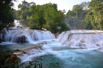 The Agua Azul Waterfalls in Chiapas, Mexico