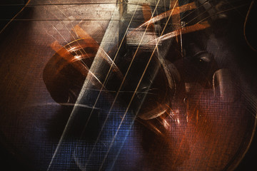 Abstract of Violin Parts © krsmanovic
