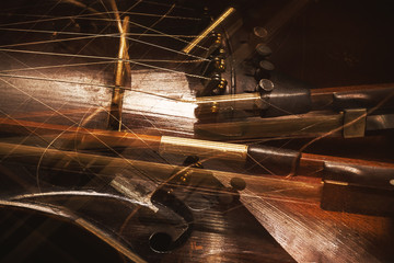 Abstract of Violin Parts © krsmanovic