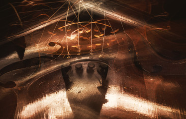 Abstract of Violin Parts © krsmanovic