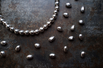 Candy frames on the tile