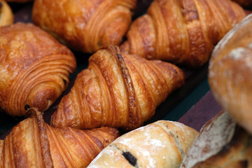 Fresh butter croissants.
