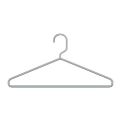 Hanger vector icon isolated on white background