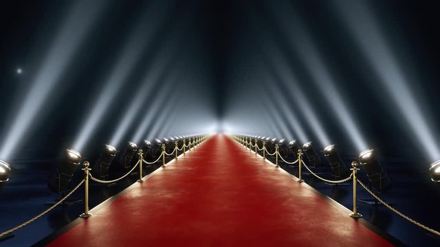 Loop red carpet animation