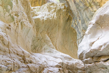 The surface of the rock close up, texture with streaks