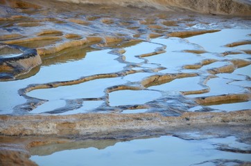 Waterfalls of Hierve el Agua in Oaxaca, Mexico