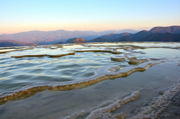 Waterfalls of Hierve el Agua in Oaxaca, Mexico