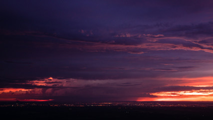  colorful clouds at sunset