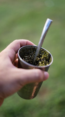 Terere on hand