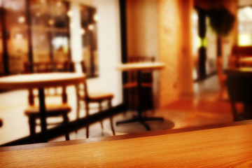 カフェ店内　背景素材