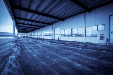 Modern factory buildings and logistics warehouses..