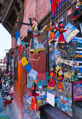 Handicrafts, Durbar Square, Kathmandu City, Kathmandu Valley, Nepal, Asia