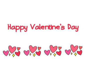 happy valentines day card