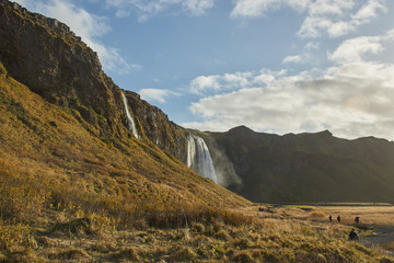 Fototapeta na wymiar Icelandic waterfalls