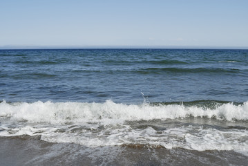 海　波　浜　空　素材