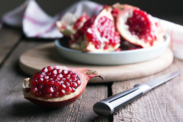 beautiful big pomegranate