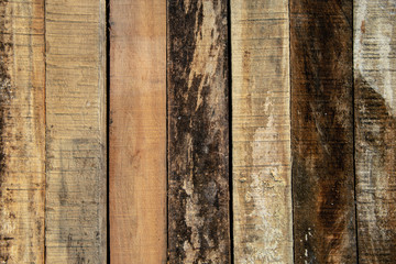 background and wallpaper or texture of panel wood material wall color old abrasive for decorative vintage style.