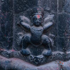 Hindu deities, Patan, Lalitpur Metropolitan City, Kathmandu Valley, Nepal, Asia, Unesco World Heritage Site