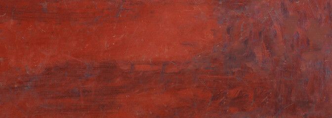 Metal steel sheet background texture, red color, banner
