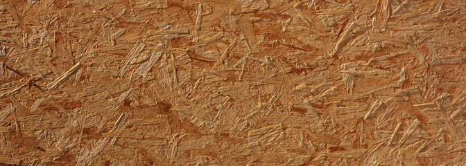 Osb wood natural color background, texture. Wooden compressed strand board