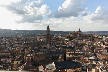 Fototapeta na wymiar view of old European city