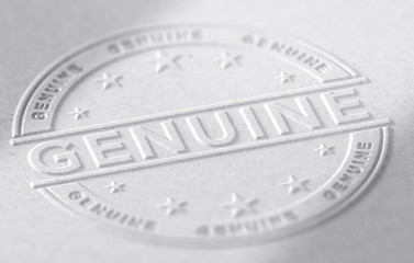 Genuine, Authenticity Certificate