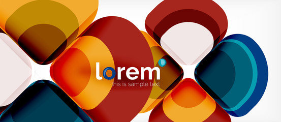 Geometric modern abstract background