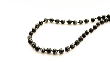 necklace with precious natural stones