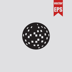 Disco ball icon.Vector illustration.