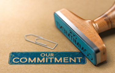 Our Commitment, Rubber Stamp Concept