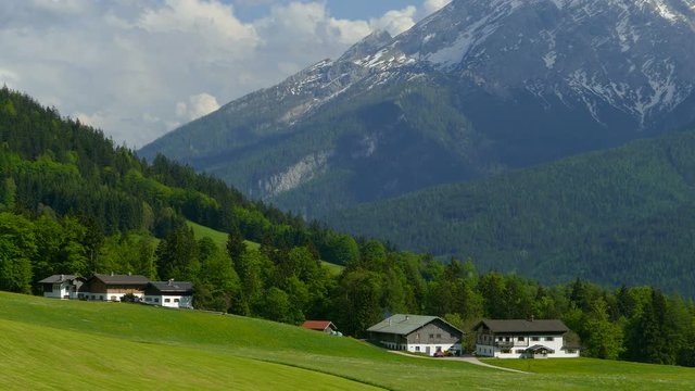 Landscape near Ramsau, Upper Bavaria, Germany, Europe