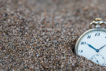Time,Clock and Sand