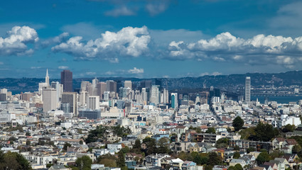 Fototapeta na wymiar San Francisco Downtown