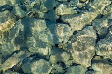 Background (stones in sea water)