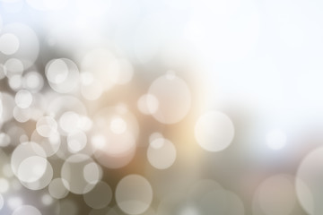 Abstract bokeh festive background with defocused lights