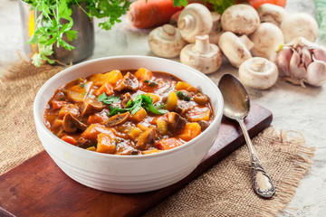 Vegan Irish stew for St. Patrick's Day