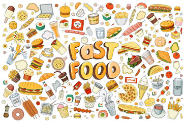 Fast food elements.