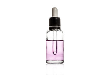 Naklejka premium Studio shot of face serum isolated on white