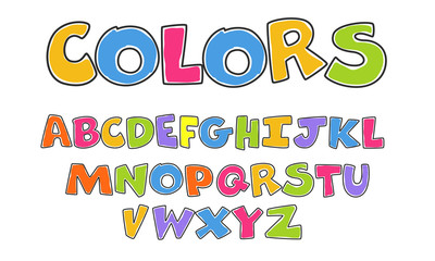 Kids Colorful Alphabets