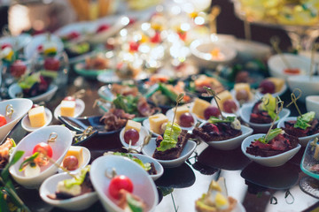 catering food in restaurant