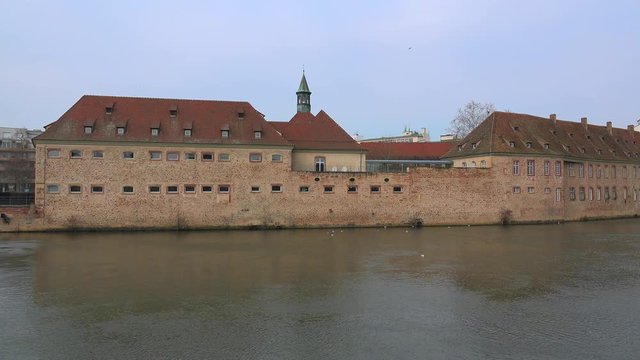 Ecole Nationale d'Administration and Ill River, Strasbourg, Alsace, Grand Est, France, Europe