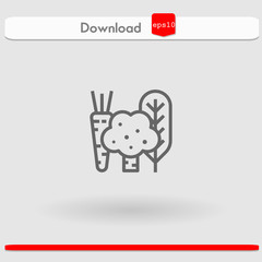 vegetables vector icon
