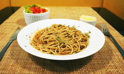 Delicious pasta dish