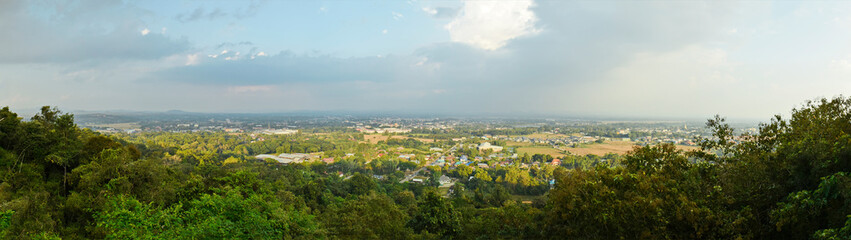 Rural town panorama 