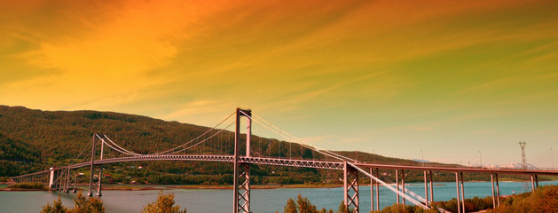 Obraz premium Stahlbrücke