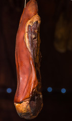 Romanian culinary specialty -Big  fat smoked bacon ,slanina,big bacon
