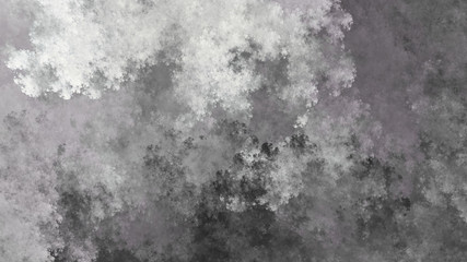 Fototapeta na wymiar Abstract fantastic grey clouds. Colorful fractal background. Digital art. 3d rendering.