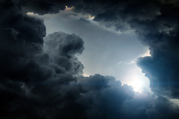 Cloudscape with a Light