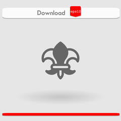 fleur de lis vector icon © FIRUDIN